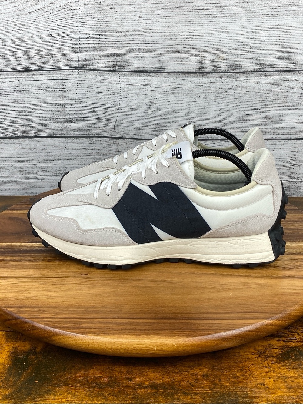 New Balance 327 Sea Salt Black Women’s Sneakers WS327FE Shoe Size 12